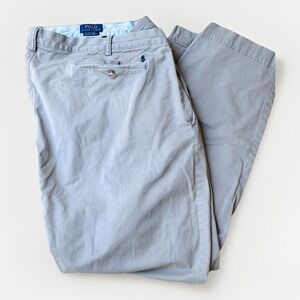 Polo Ralph Lauren Pants Chino Khaki Men 48b/32 Stretch Classic Fit